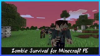 برنامه‌نما Zombie Survival Mod Minecraft عکس از صفحه
