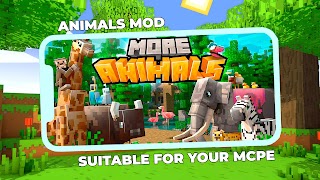 Animals Mod for Minecraft PE captura de pantalla 3