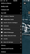 برنامه‌نما AUB Mobile عکس از صفحه