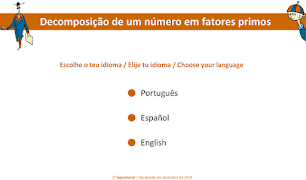 Decomposição em fatores primos الملصق