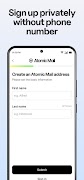 3 Schermata Atomic Mail: Private Email