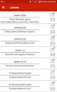 All Mobiles Secrets Codes 截图 1