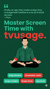 tvusage - Digital Wellbeing স্ক্রিনশট 1