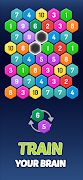 Merge Hexa™ Number Puzzle Game imagem de tela 2