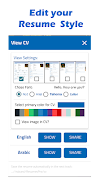 Resume Pro - CV Editor screenshot 1