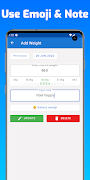 Your Weight Tracker - Weightly capture d'écran 4