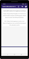 Аffirmations for Happy Screenshot 2