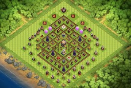 برنامه‌نما Maps COC TH 11 War Base عکس از صفحه