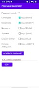 برنامه‌نما Password Generator عکس از صفحه
