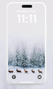 Winter Forest Lockscreen imagem de tela 4
