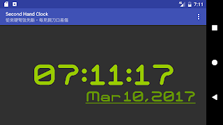 Second Hand Clock-poster