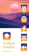 برنامهنما Vertical Sunrise Icon Pack عکس از صفحه