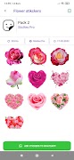 Flowers Stickers Ekran Görüntüsü 2