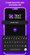 Text Animation GIF Maker Cartaz