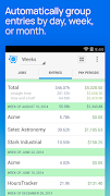 Hours Tracker Time Tracking скриншот 5