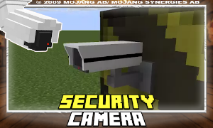 Security Camera Mod for MCPE poster