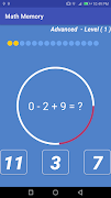 3 Schermata Math Memory - Math Game Brain