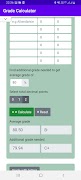 Grade Calculator 스크린샷 2