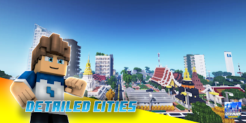 City Maps for Minecraft PE 포스터