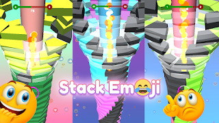 Stack Ball - Emoji Stack Smash syot layar 4