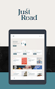 برنامه‌نما JustRead عکس از صفحه