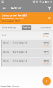 Mobile Worker - Time tracker syot layar 1