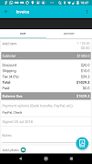 Invoice & Estimate Maker syot layar 1