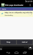Web page downloader Screenshot 4