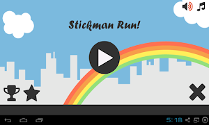 Stickman Run Poster