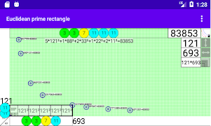 برنامه‌نما Euclidean Prime Rectangle عکس از صفحه