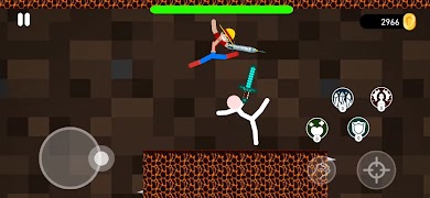 Stickman Fighting in Craft Ekran Görüntüsü 5