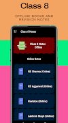 برنامه‌نما Offline Notes for Class 8 عکس از صفحه