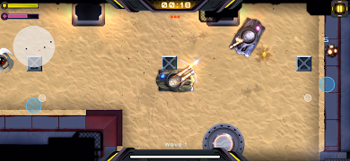 Tower Defense - Space Invaders Tank Defender Games ภาพหน้าจอ 1