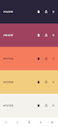 پوستر Pigments Color Palette Creator