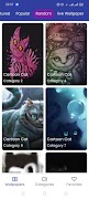 Cheshire Cartoon Cat HD Wallpaper 截圖 2