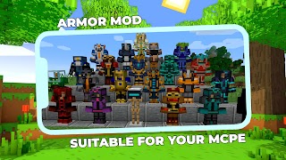 Armor Mod for Minecraft PE スクリーンショット 1