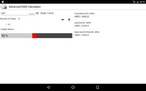 Advanced RAID Calculator تصوير الشاشة 7