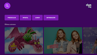 برنامه‌نما Clan RTVE Android TV عکس از صفحه