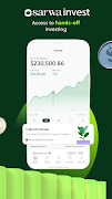 برنامه‌نما Sarwa: Invest, Trade & Save عکس از صفحه