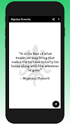 Nigerian Proverbs captura de pantalla 1