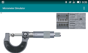 Micrometer Simulator imagem de tela 2