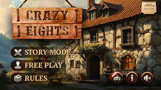 Crazy Eights HD Card Game poster