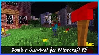 Zombie Survival Mod Minecraft poster