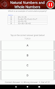 برنامه‌نما Grade 6 Math عکس از صفحه