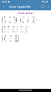 Linear Algebra Solver Pro ảnh chụp màn hình 1