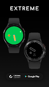 برنامه‌نما Extreme watch face for Wear OS عکس از صفحه