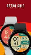 Retro Chic Watch Face screenshot 7