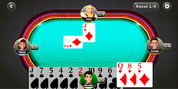 4 Schermata Callbreak : Card Game