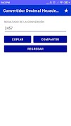 Decimal Hexadecimal Converter screenshot 6