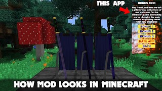 Katana Mod Minecraft syot layar 3